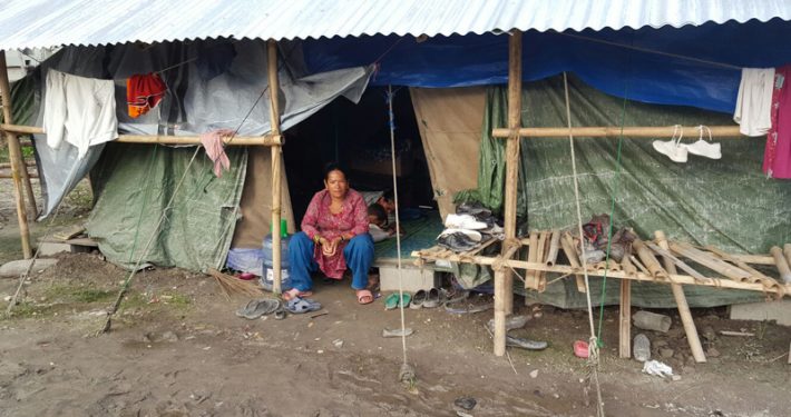 Campo de la Esperanza acoge los damnificados del terremoto de Nepal