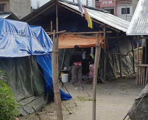 El Campo de la Esperanza de Katmandú es un asentamiento temporal impulsado por la Fundación Dwarika