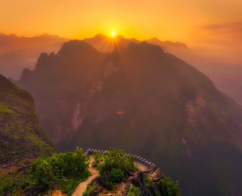 viajar a Vietnam-atardecer