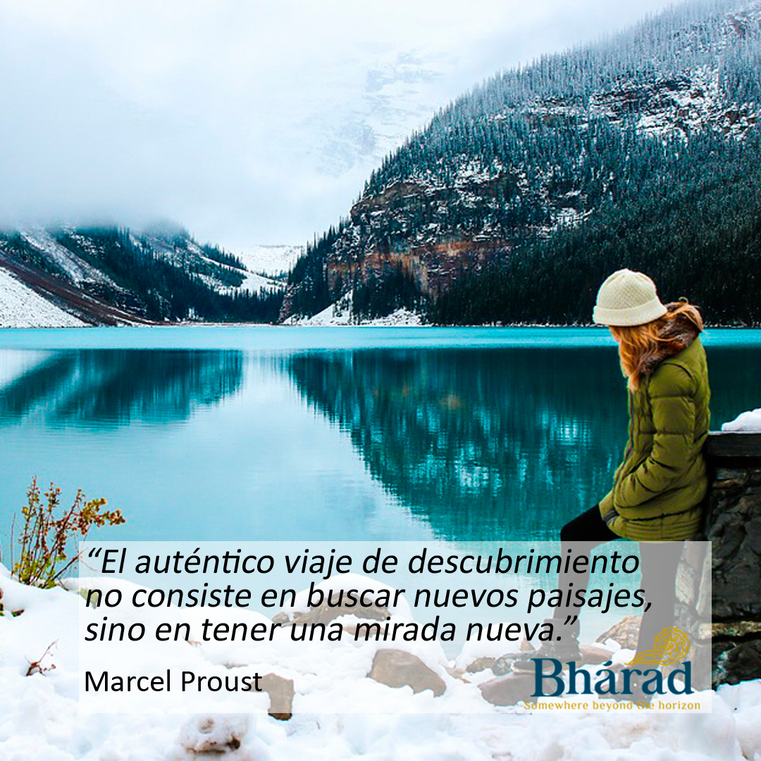 Frases de viaje que te animarán a viajar con Bhárad